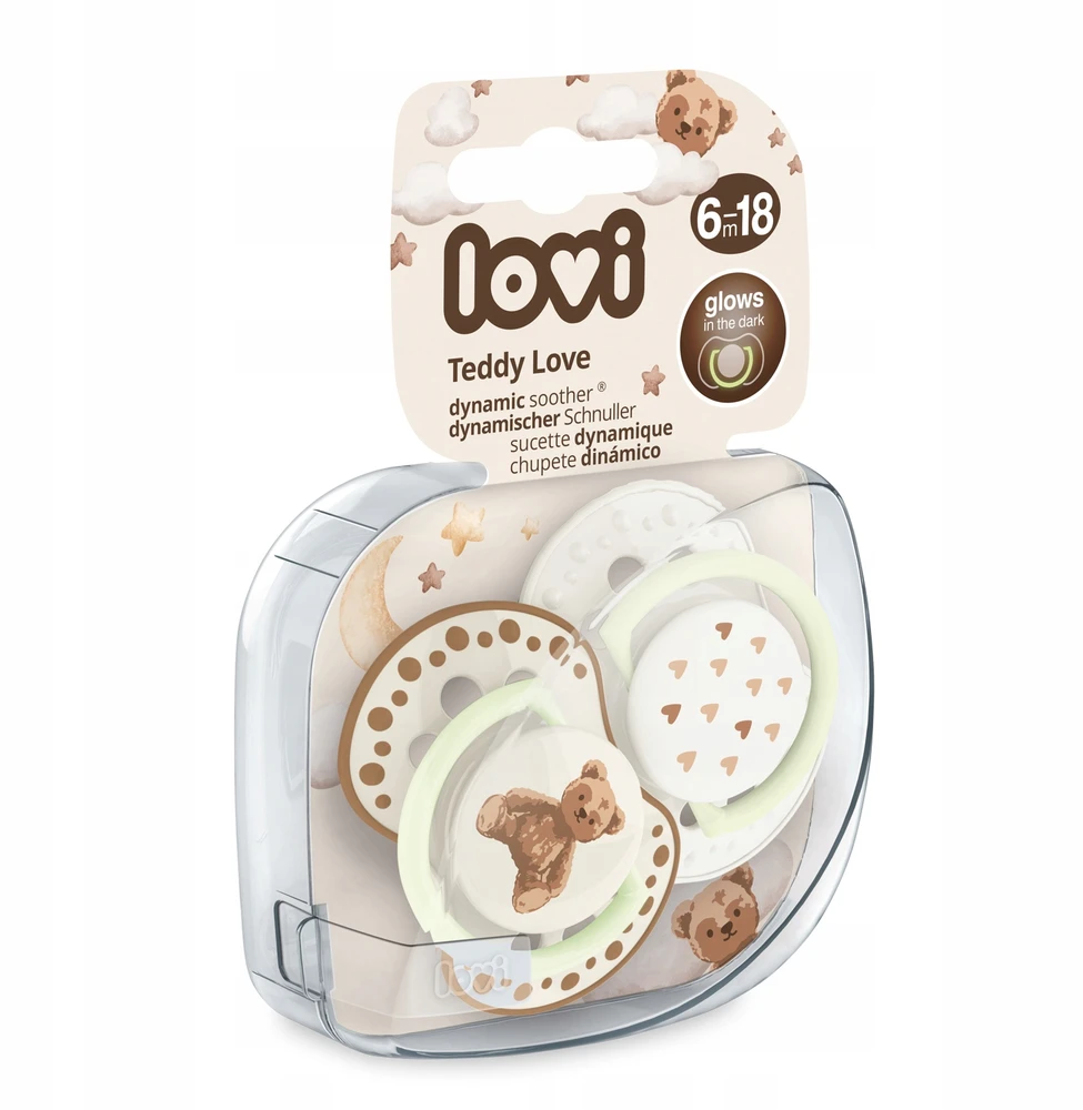 Canpol LOVI dynamic silicone pacifier Teddy