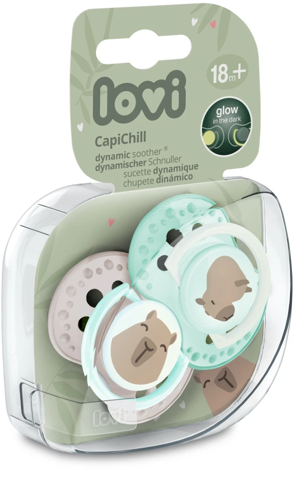 LOVI dynamic silicone pacifier CapiChill Boy