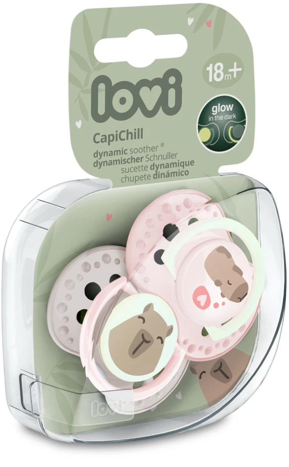 LOVI dynamic silicone pacifier CapiChill Girl