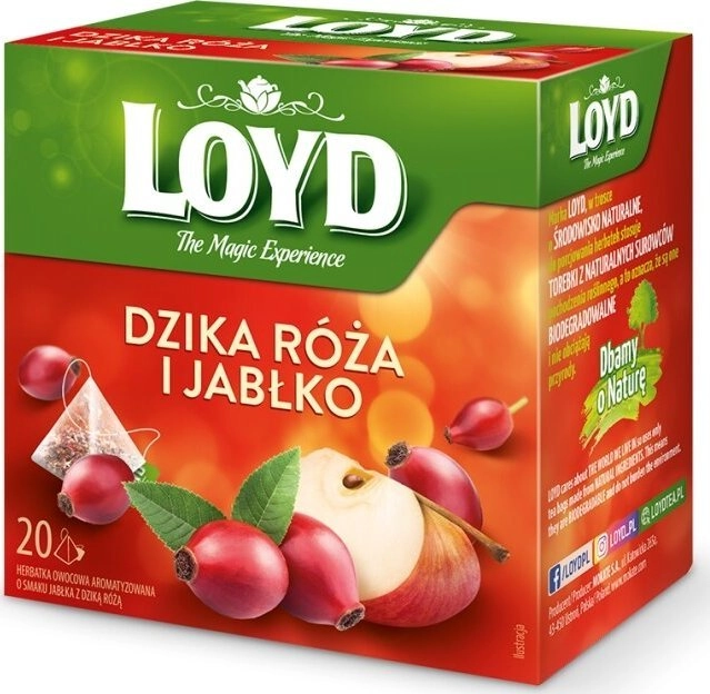 Loyd Herbata Dzika Róża z Jabłkiem