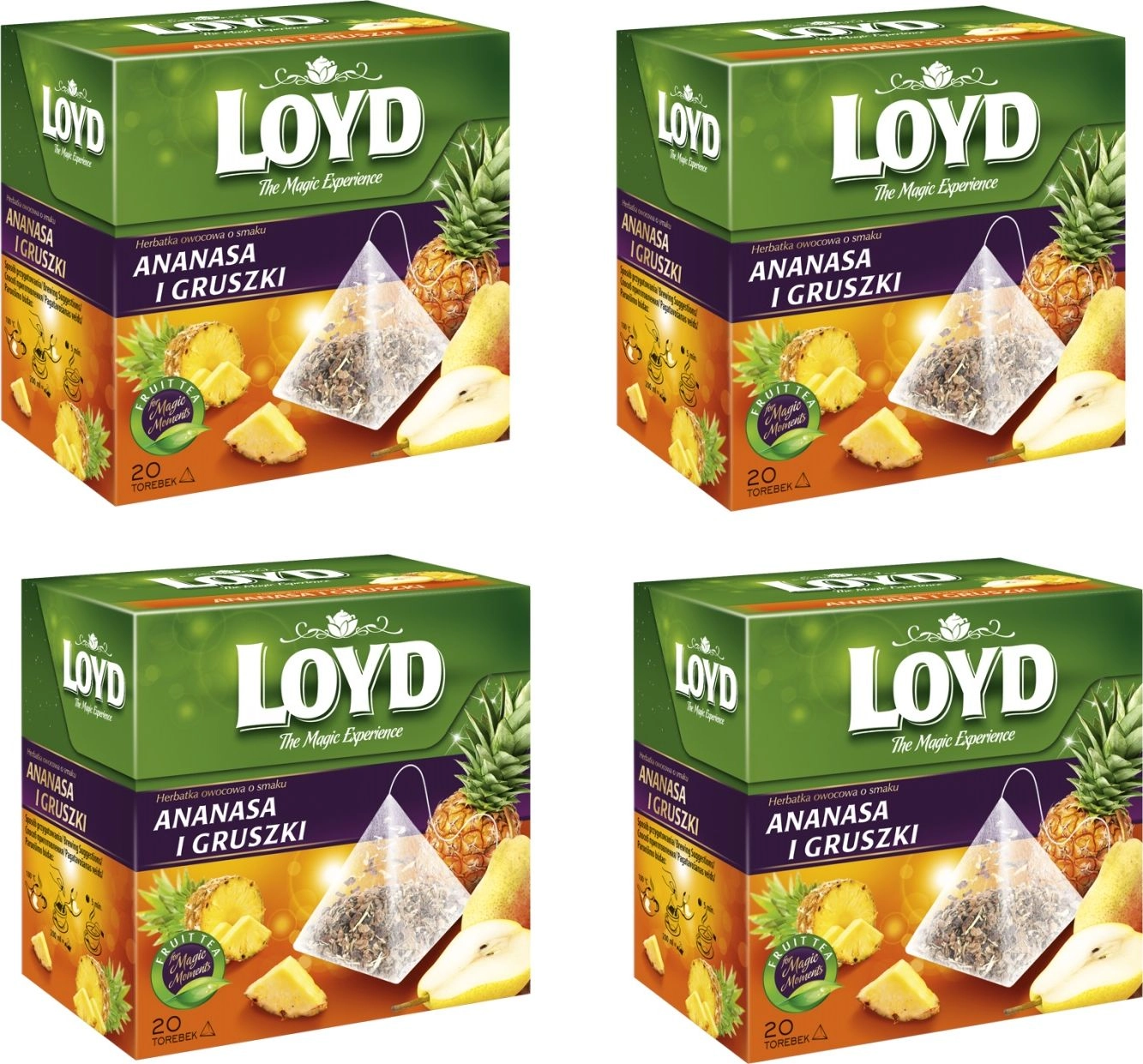 Loyd Herbata Ananas i Gruszka 80