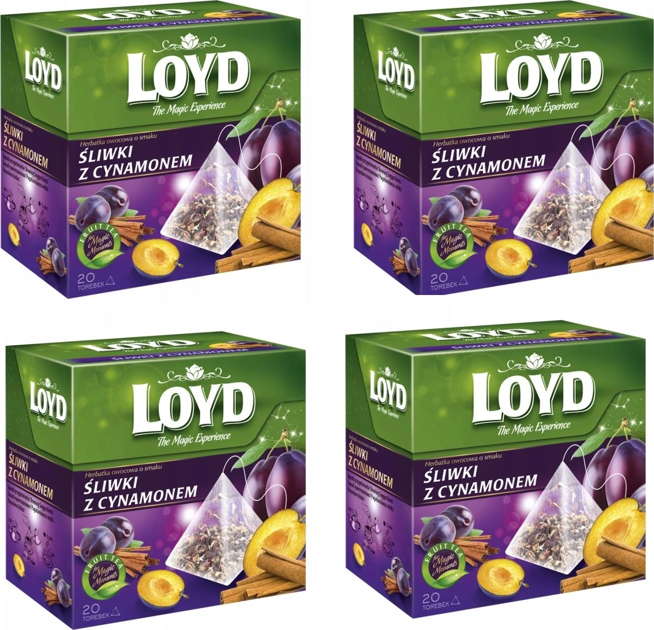 Loyd Herbata Śliwka z Cynamonem 80