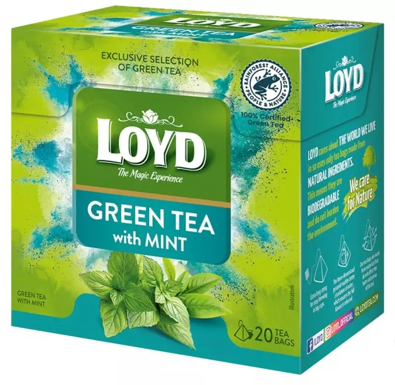 Loyd Herbata zielona z miętą 20