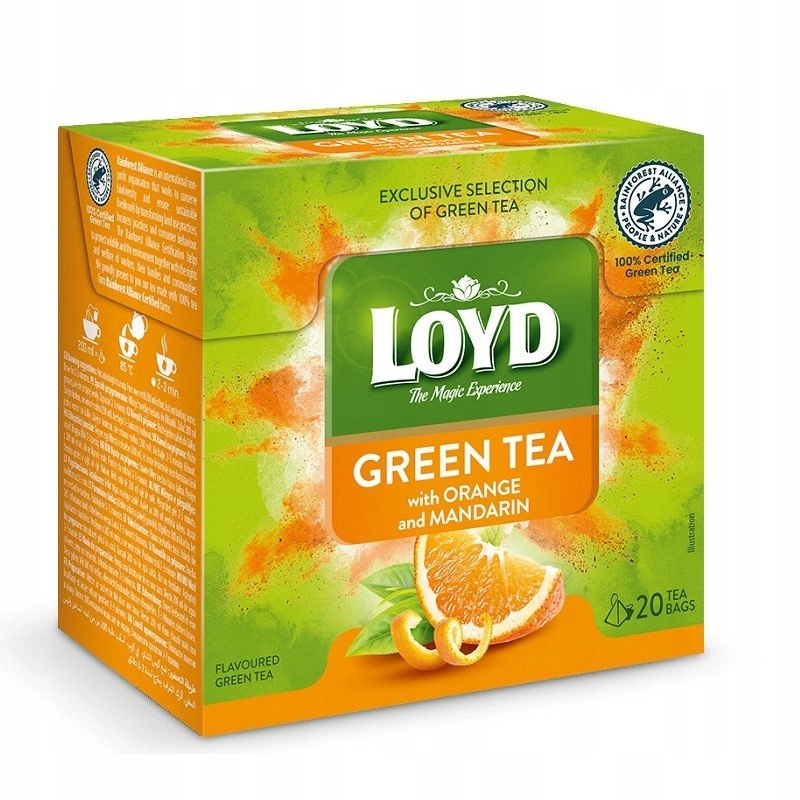 Loyd Herbata zielona - pomarańcza i