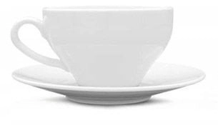 Cup and saucer for coffee or