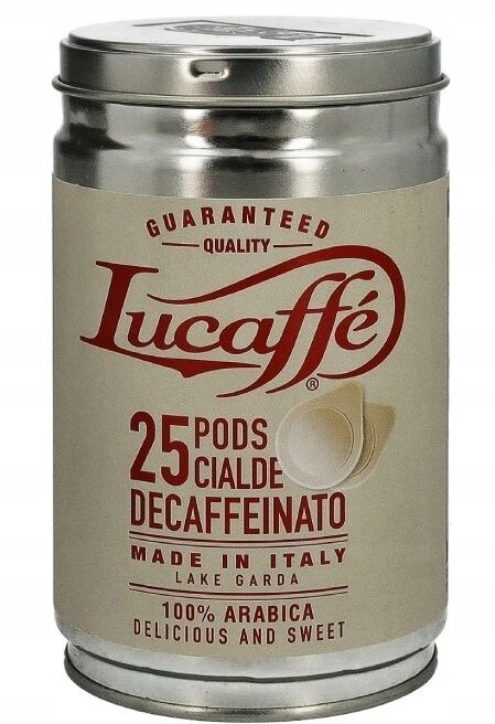 Lucaffe ESE Decaffeinato ground coffee in