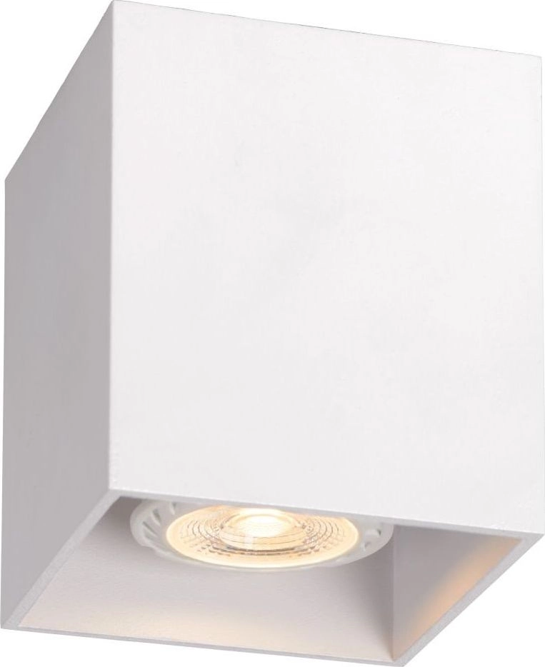 Lucide ceiling lamp Surface-mounted white cube