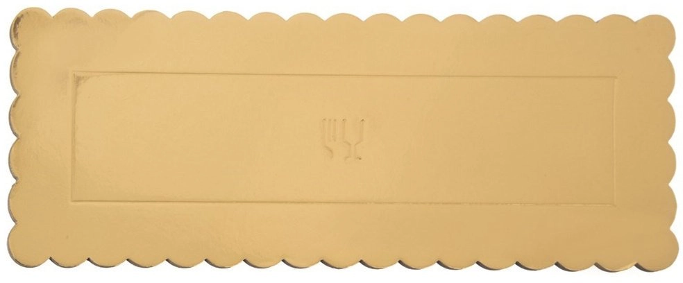 Lumarko Cake base  golden rectangular cake