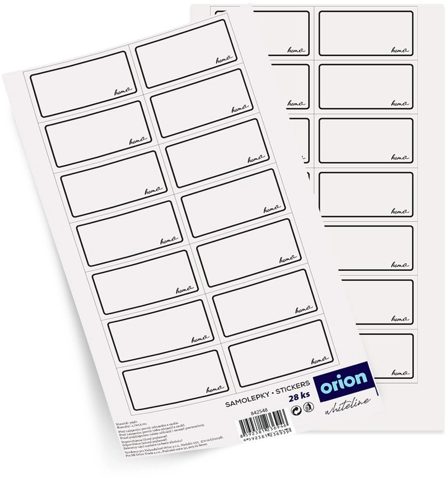 Lumarko Self-adhesive labels for WHITELINE jars