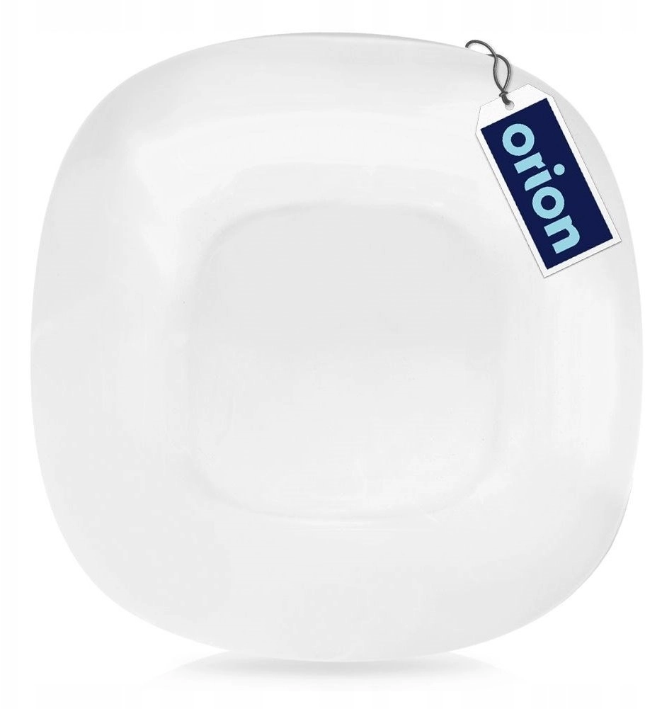 Lumarko Glass Dessert Plate White LUNA