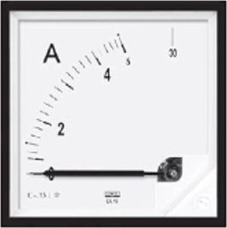 Lumel Analog board ammeter 0-10A 72