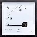 Lumel Analog board ammeter 0-25A 72x72mm