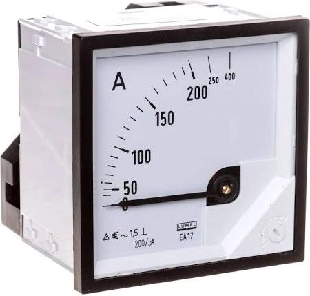 Lumel Analog board ammeter 200/400A for