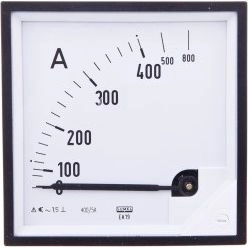 Lumel Analog board ammeter 400/800A for