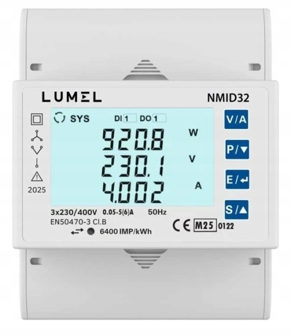 Lumel NMID32 3-phase energy meter with