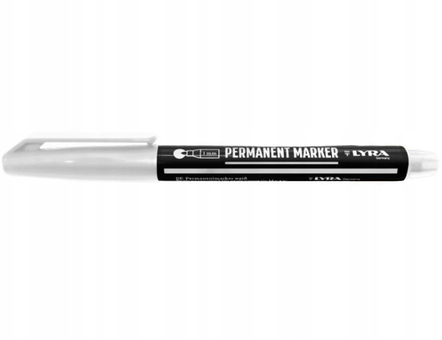 LYRA Permanent marker white 1 mm
