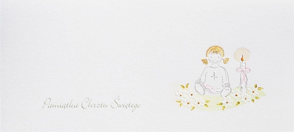 Baptism card DL C05 - Girl