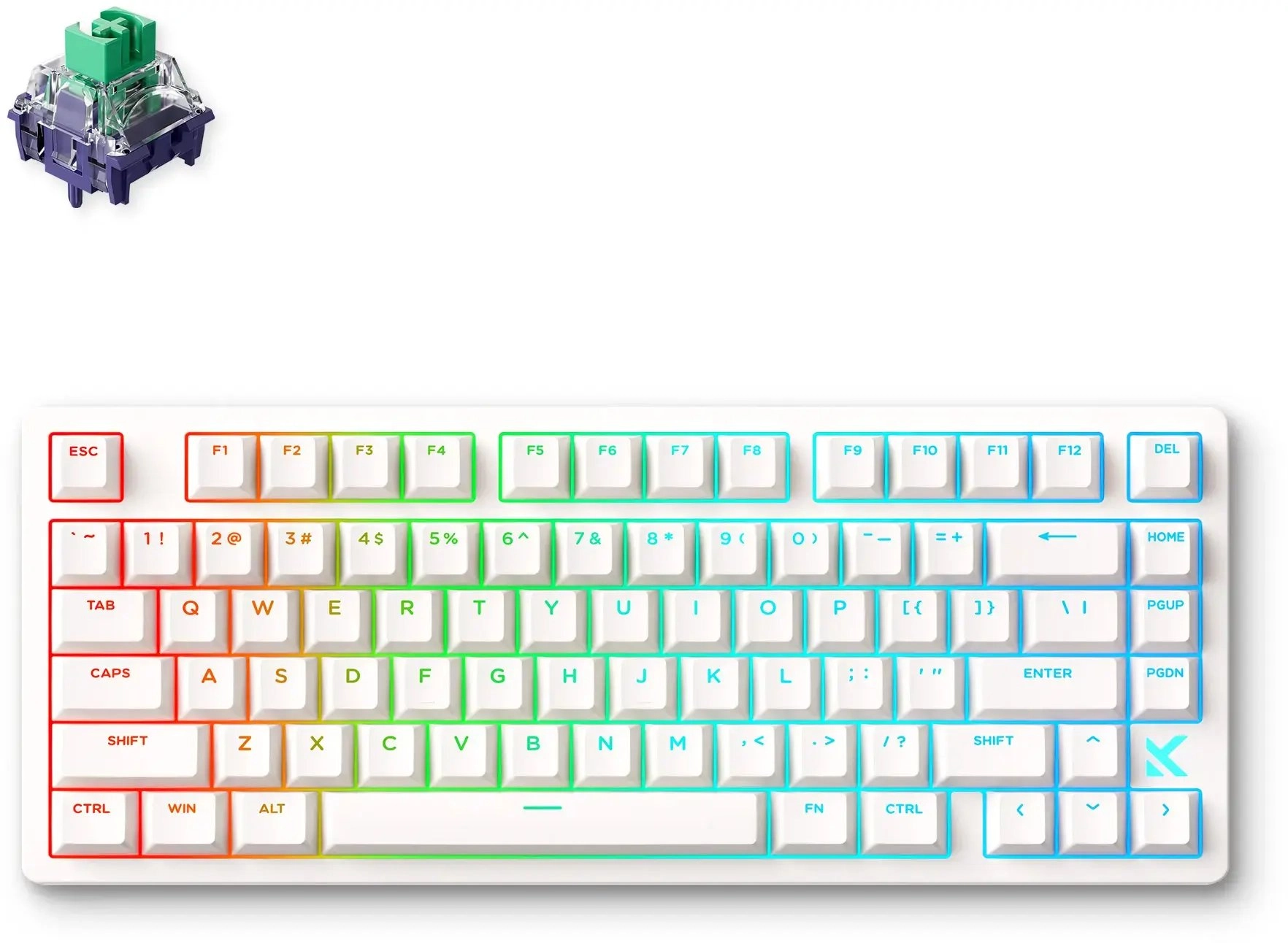 Klawiatura MCHOSE HW-Jet75-8 (6941750501147) 6941750501147 HW-Jet75-8