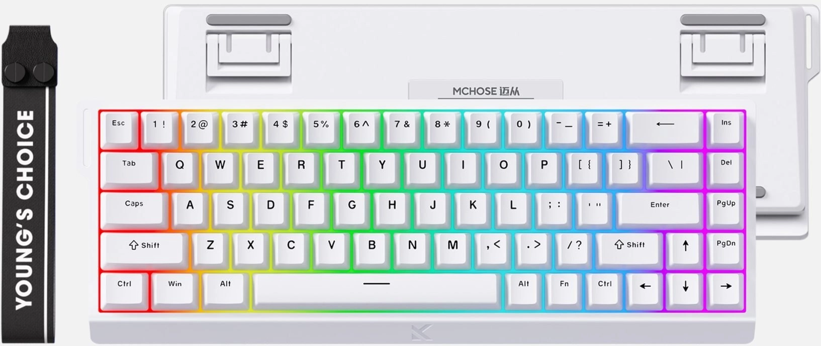Klawiatura MCHOSE HW-Ace68-15 (6941750503370)