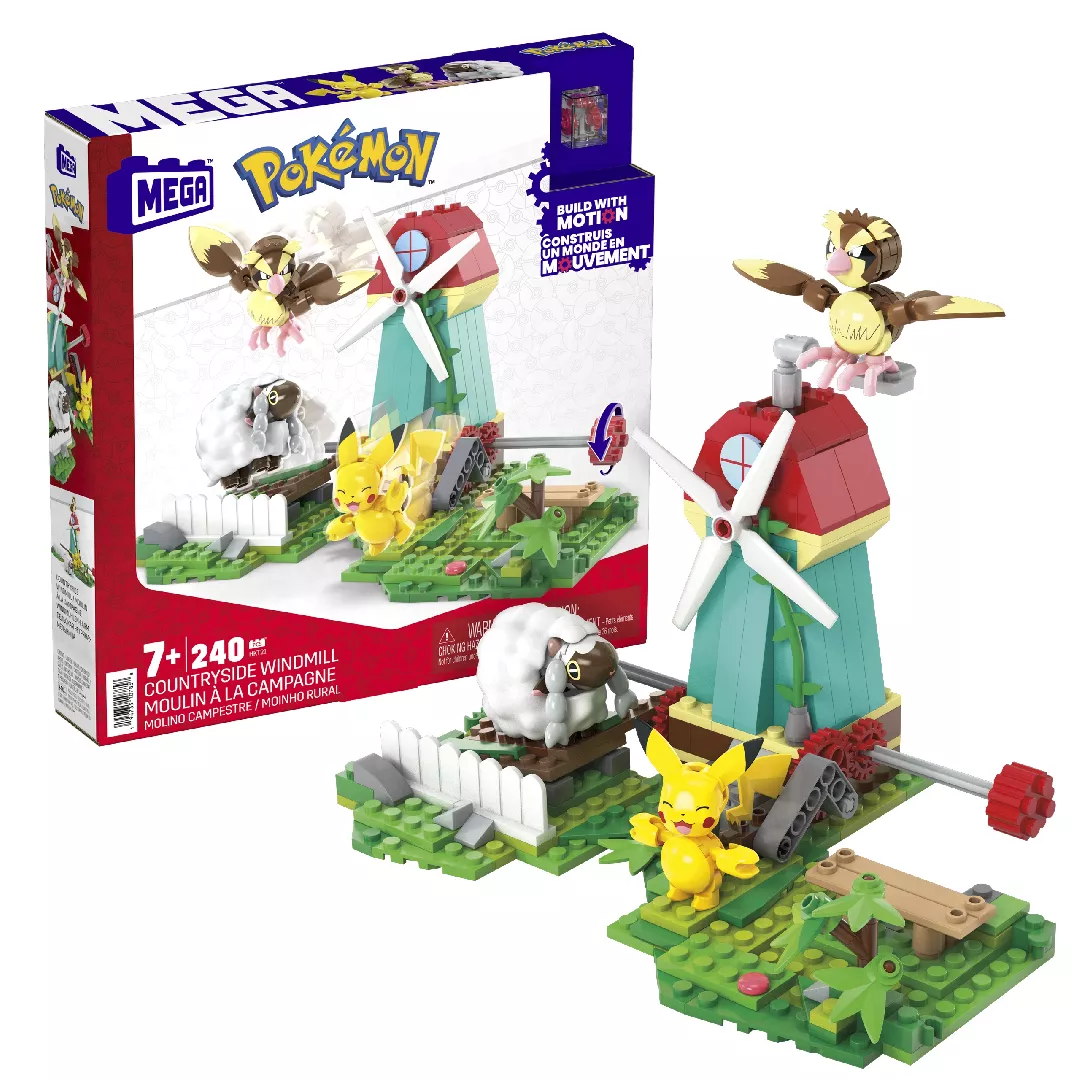 MEGA Pokemon Countryside Windmill HKT21 0194735107858