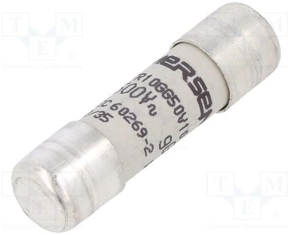Cylindrical fuse insert 10x38mm 500VAC gG