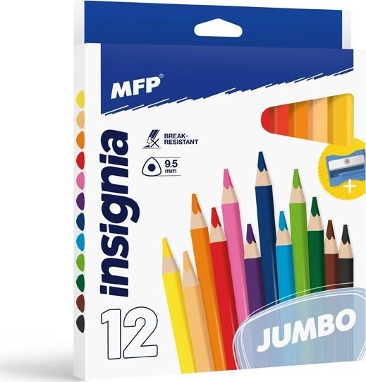 MFP paper crayons M 12 JUMBO