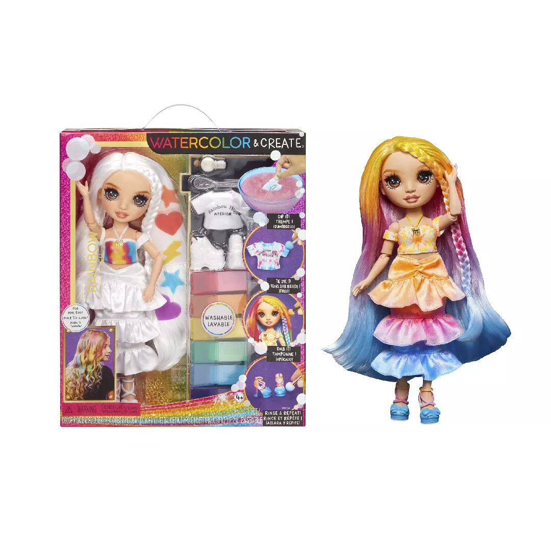 Rainbow High Watercolor  Create Fashion Doll