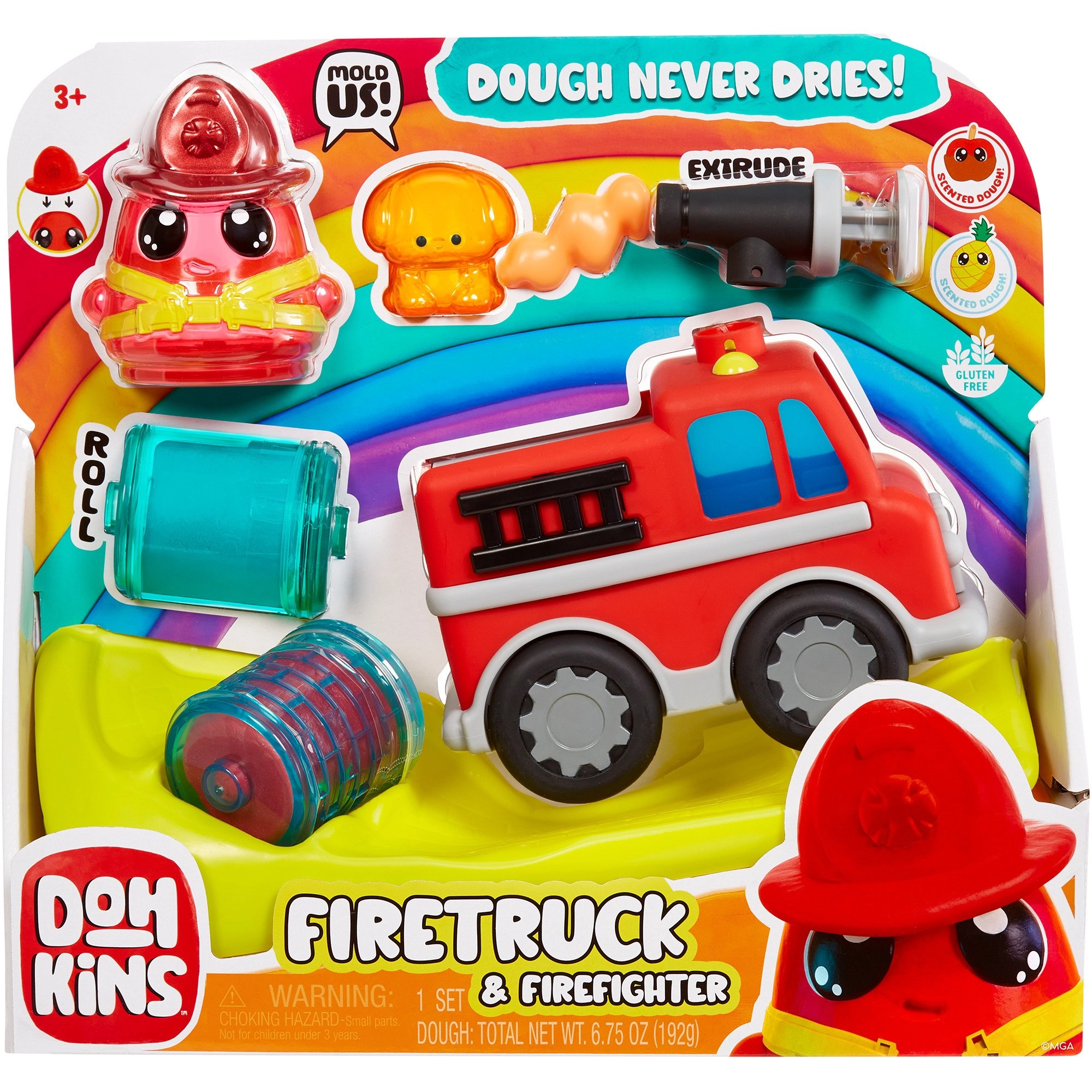 MGA Entertainment DohKins Firetruck  Firefighter Veidošanas