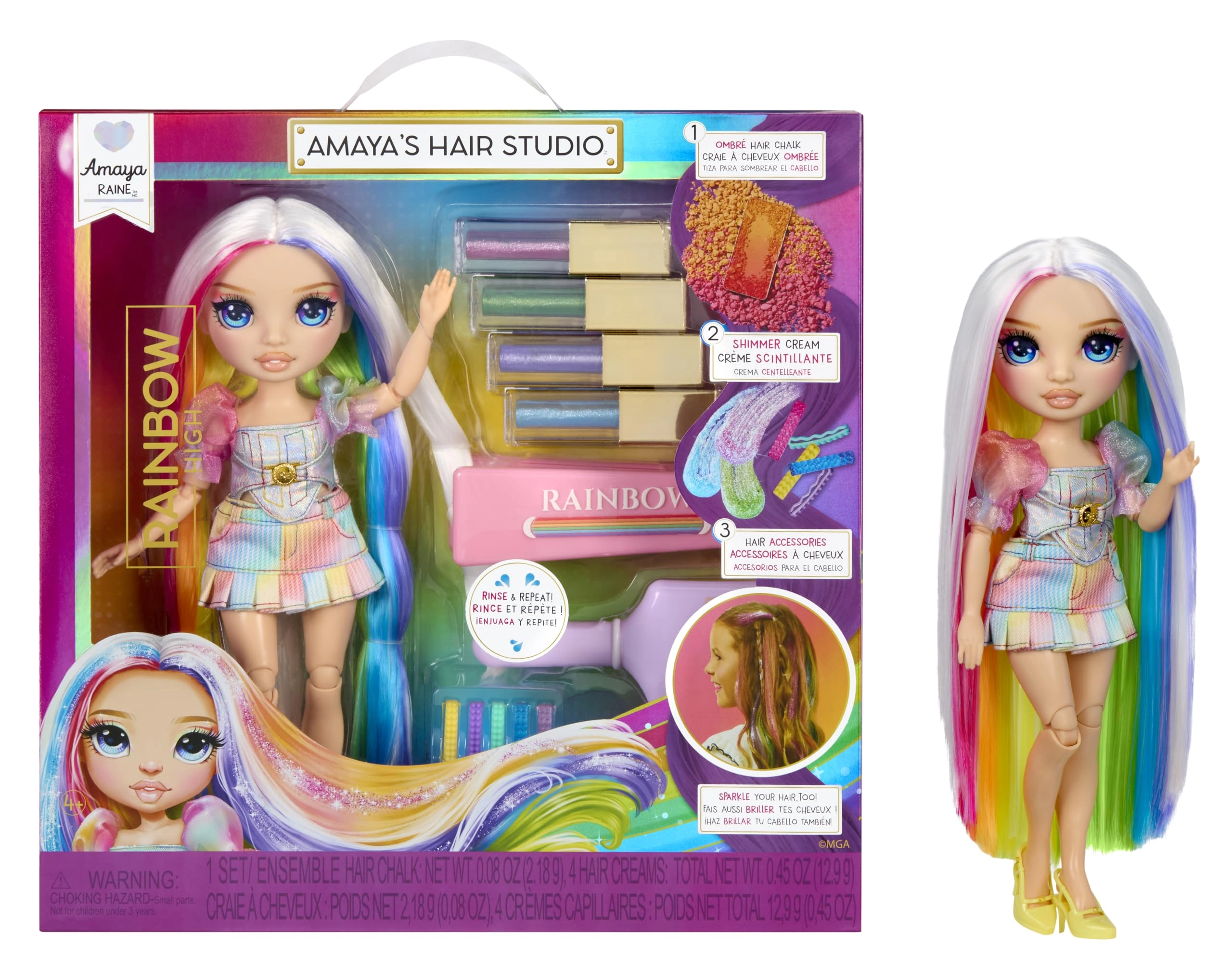 Rainbow High Amaya`s Hair Studio 124276-EUC