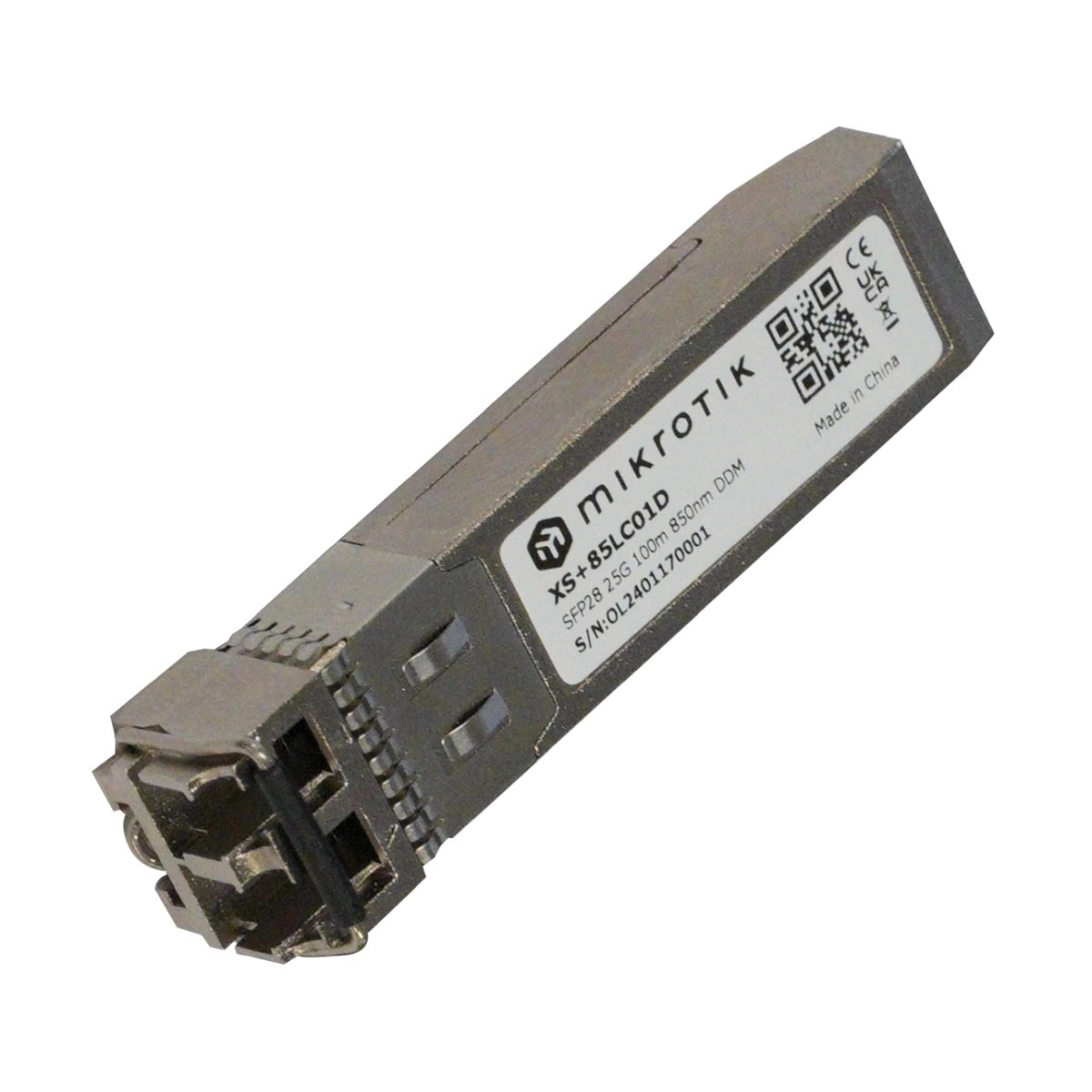 Mikrotik XS+85LC01D fiber optic module RTB-SFP-XS+85LC01D