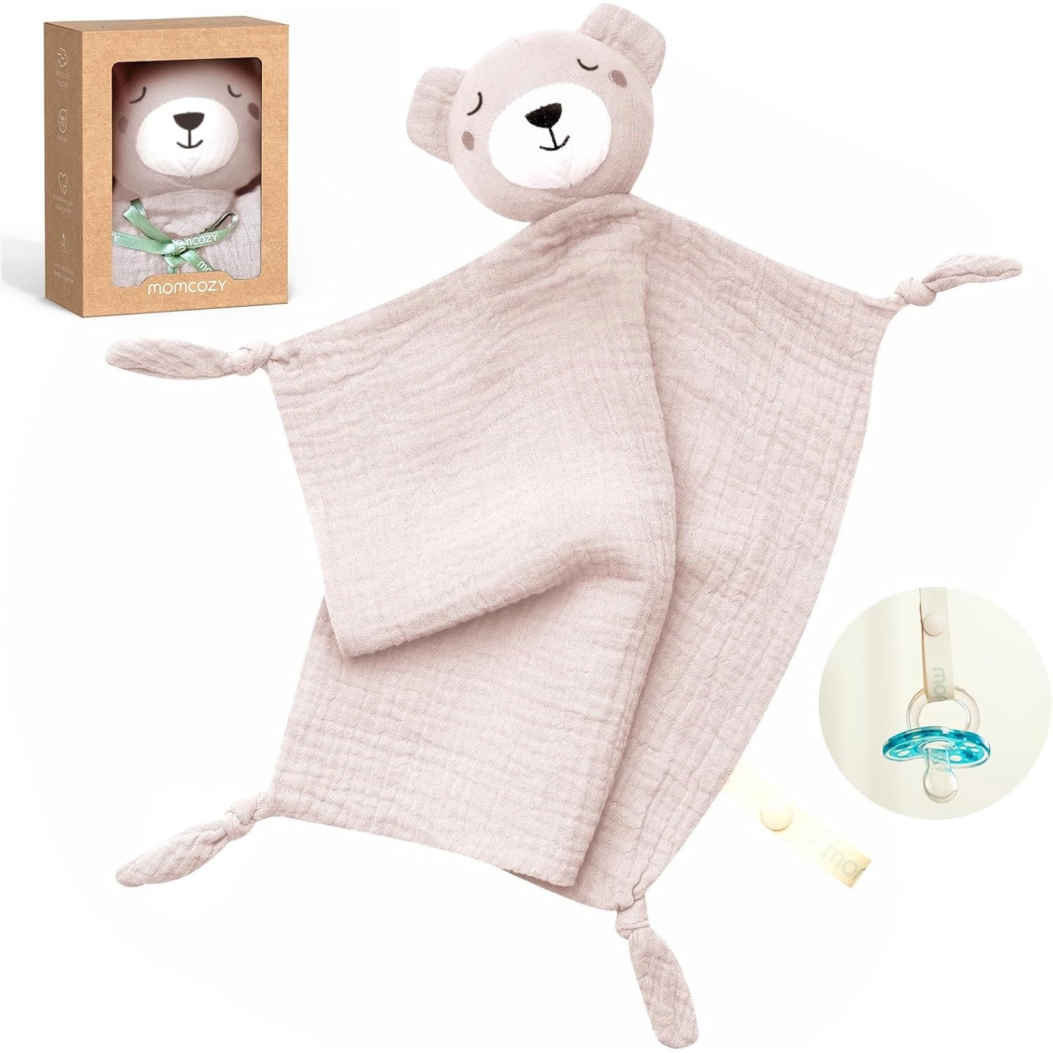 Momcozy SU001  Bear comforter  Pink colour