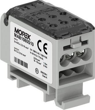 Distribution Block Gray 2X 2.5-16Mm