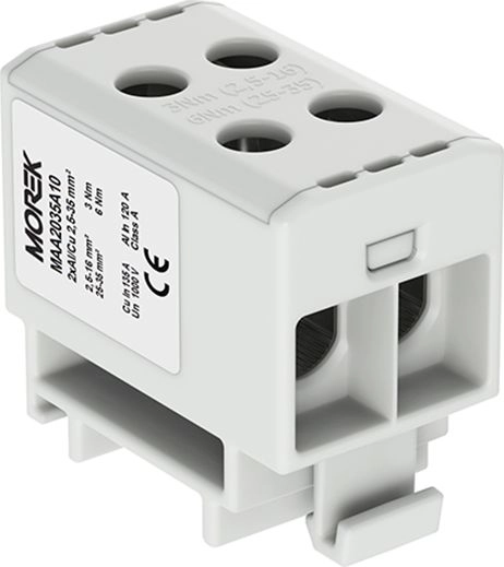 MOREK Rail terminal block 2.5-35mm2