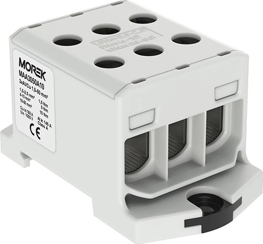 MOREK Rail terminal block 1.5-50mm2