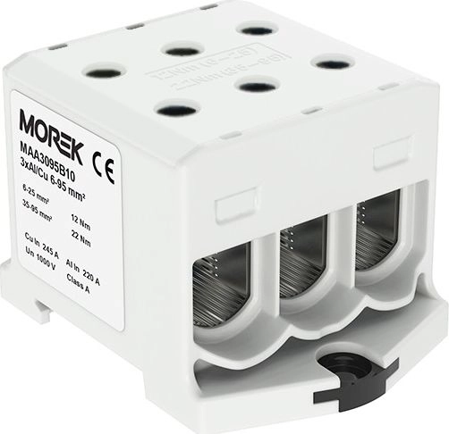 MOREK Rail terminal block 6-95mm2 gray