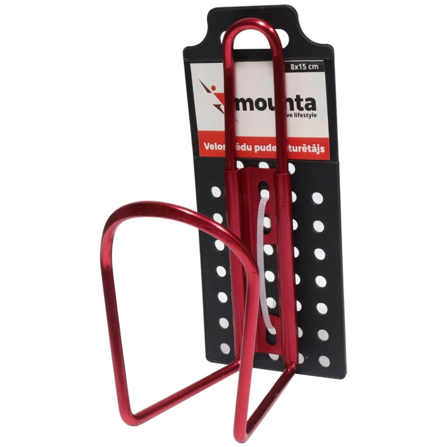 Velosipēdu pudeļu turētājs 8x15cm sarkans 9127902