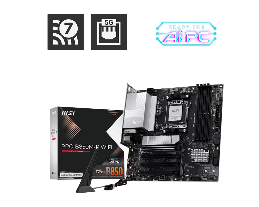 MSI PRO B850M-P WIFI AMD B850