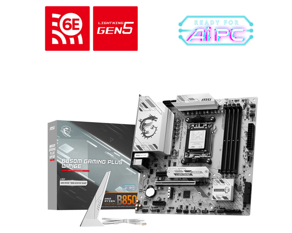 MSI B850M GAMING PLUS WIFI6E AMD