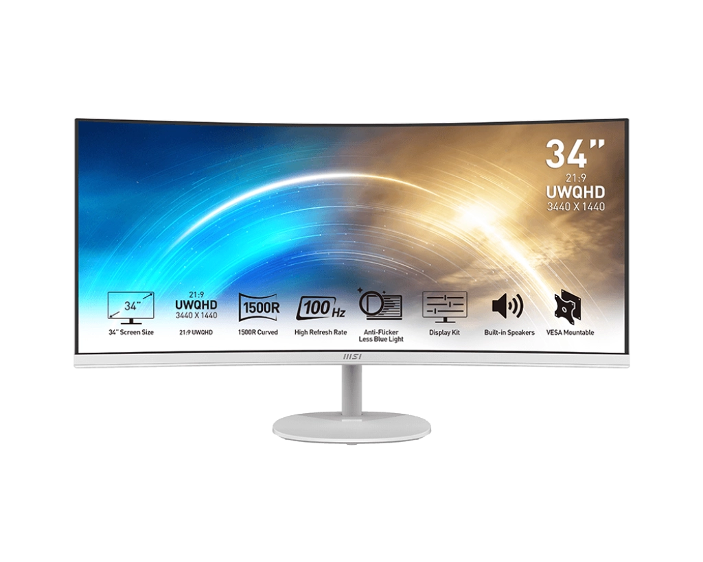MSI Pro MP341CQ computer monitor 86