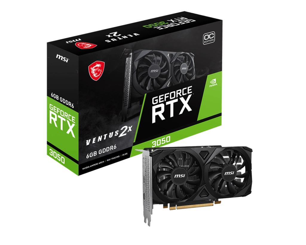 MSI VENTUS GeForce RTX 3050 2X