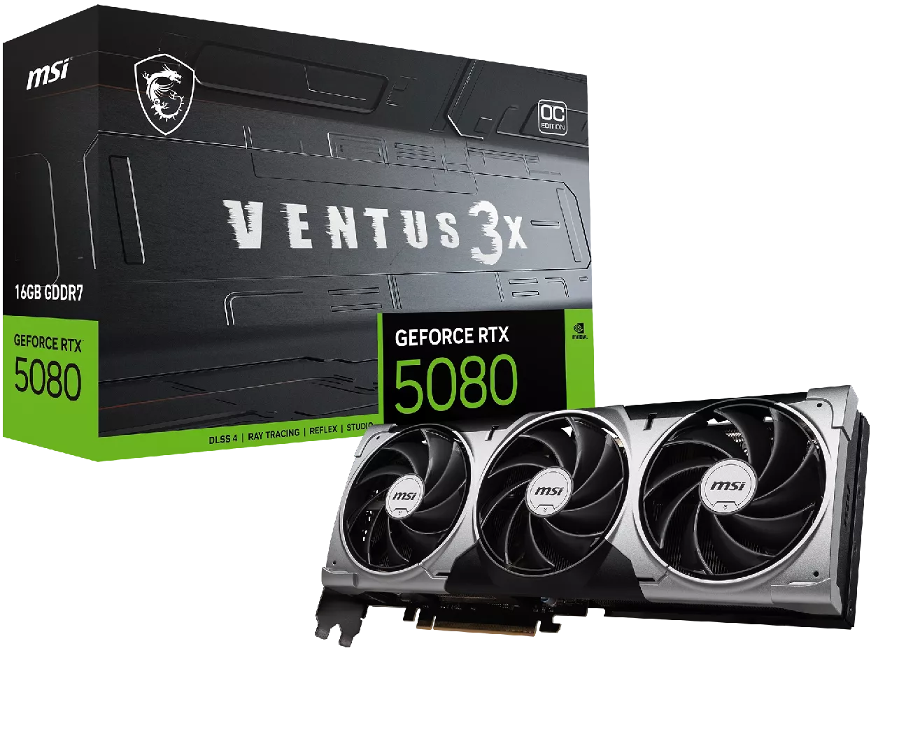 MSI VENTUS GeForce RTX5080 16G 3X
