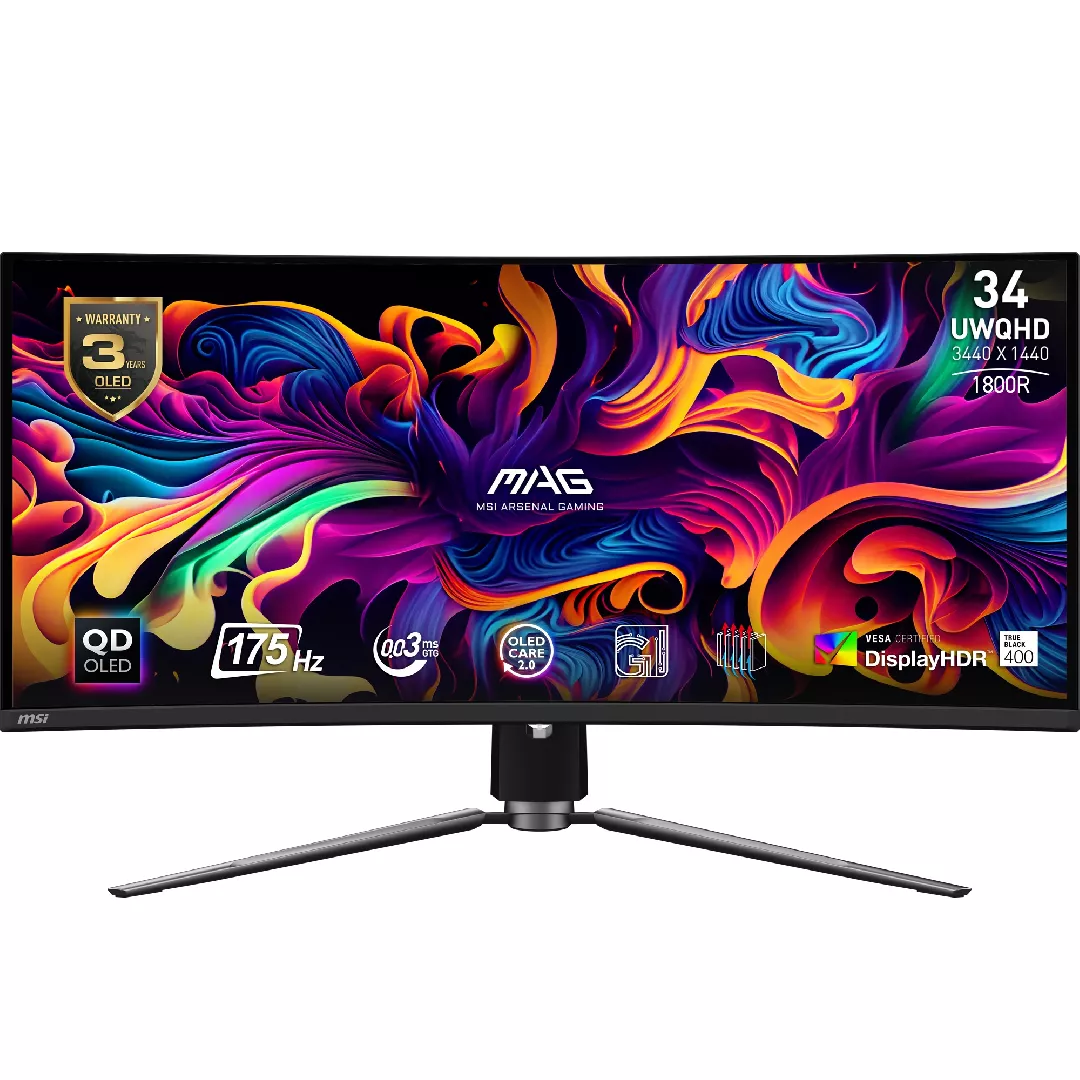 MSI MAG 341CQPDE QD-OLED computer monitor