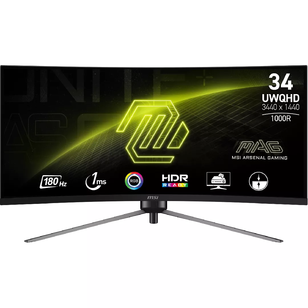 MSI MAG 345CQR computer monitor 86