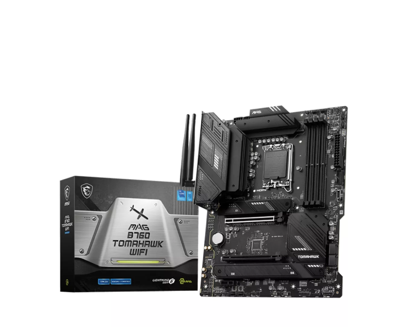 MSI MAG B760 TOMAHAWK WIFI motherboard