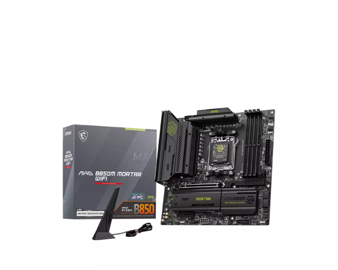 MSI MAG B850M MORTAR WIFI motherboard