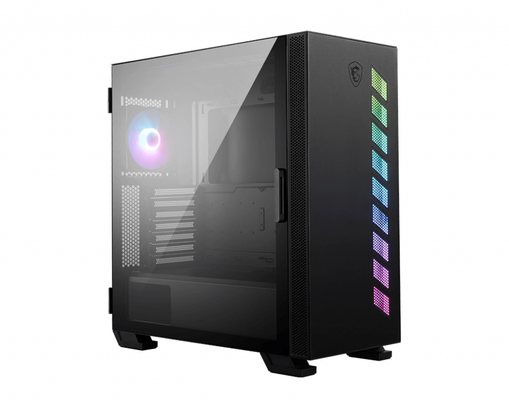 MSI MAG VAMPIRIC 300R datoru korpuss &amp; statnis Midi Tower Melns