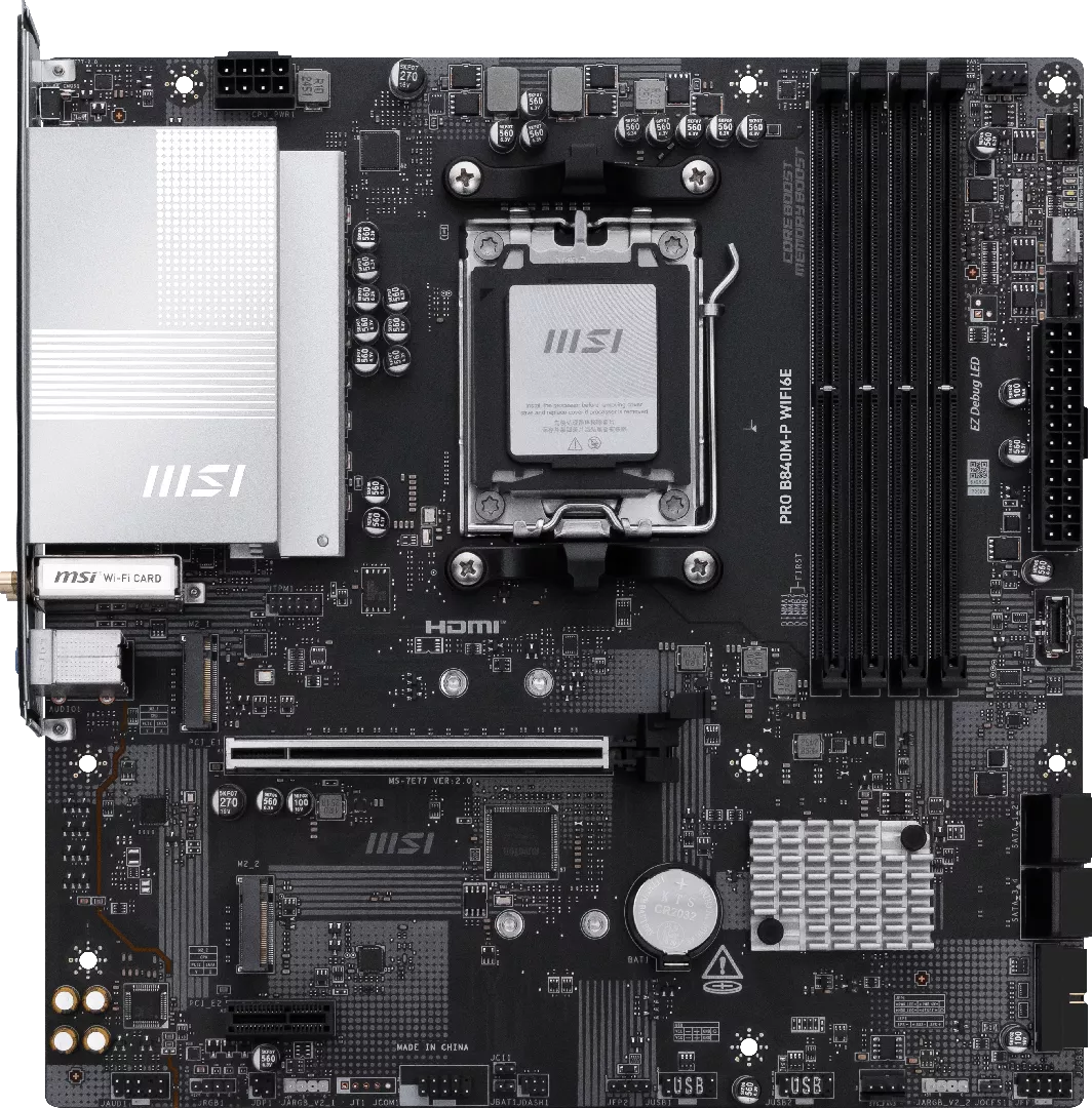 MSI PRO B840M-P WIFI6E motherboard AMD