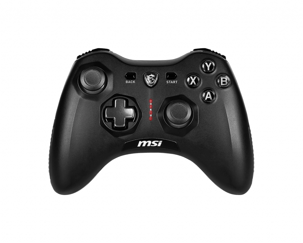 MSI Force GC20 V2 Melns USB 2.0 Spēļu paliktnis Analogā / digitālā Android, PC (dators)