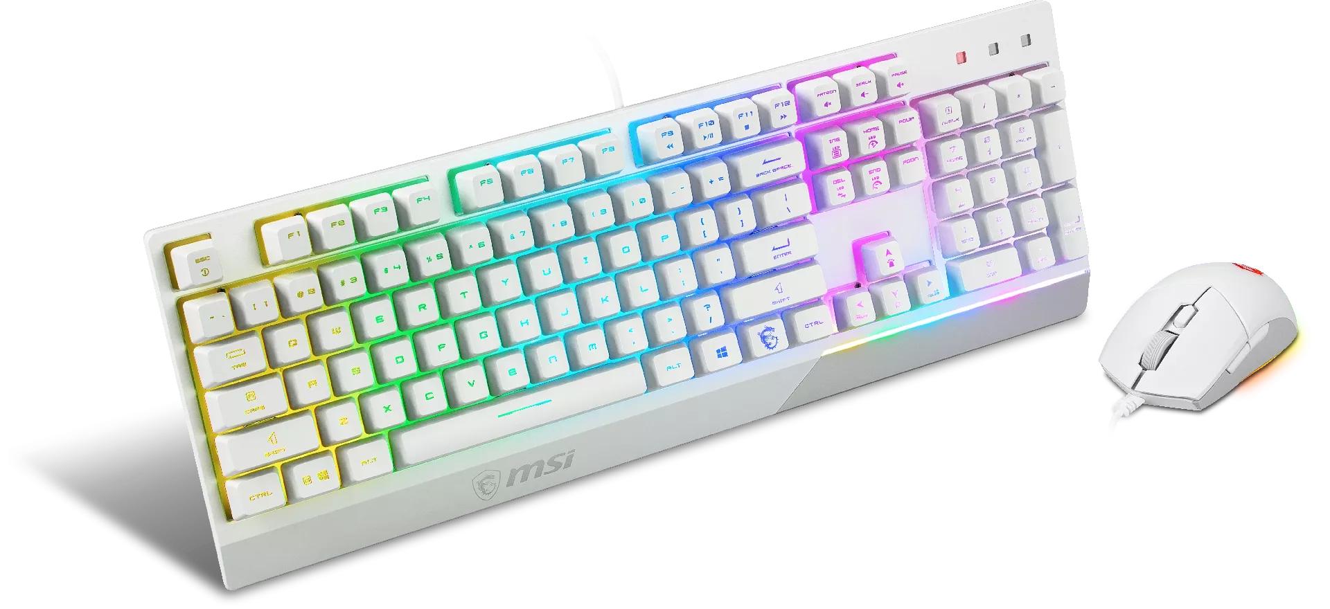 MSI VIGOR GK30 COMBO WHITE MEMchanical