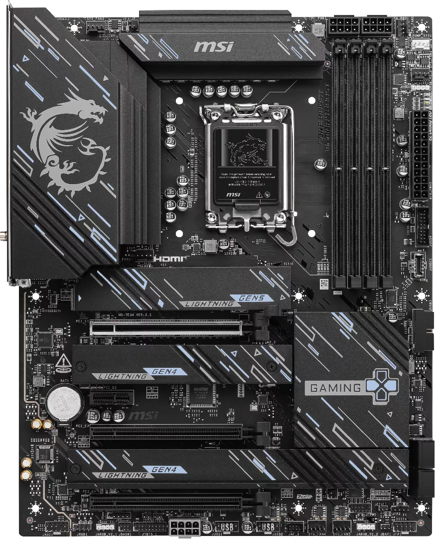 MSI Z890 GAMING PLUS WIFI mātesplate Intel Z890 LGA 1851 (Socket V1) ATX